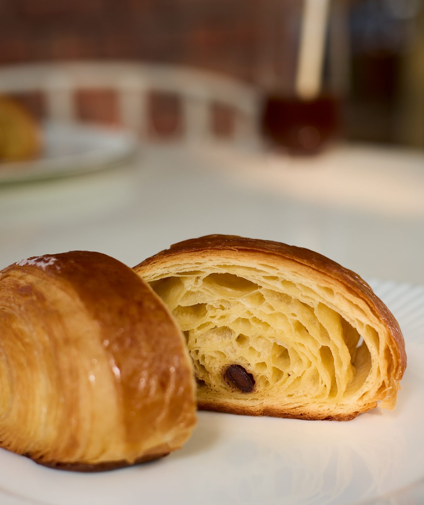 Pain suisse au chocolat